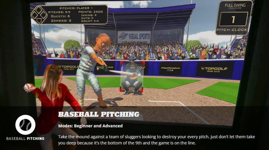Topgolf Swing Suites in Ohio | Virtual Golf & Sports | The Brew Kettle 2 Swing baseballpitching